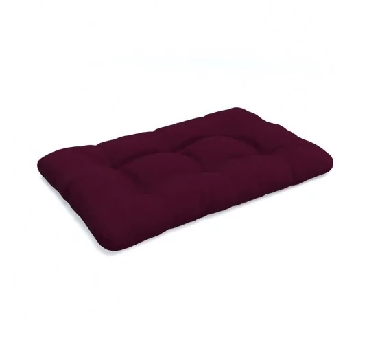 Cuscino di Seduta per Pallet, Trapuntato, 120x80x12 cm, Viola
