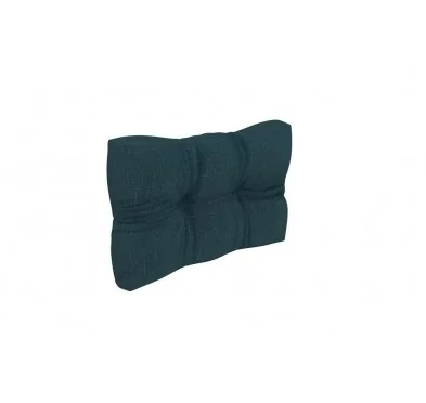 Cuscino Laterale Trapuntato per Pallet 60x40x12 cm Verde Scuro