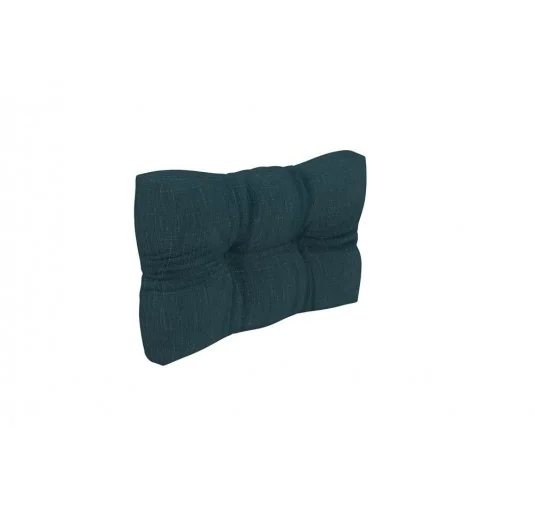 Cuscino Laterale Trapuntato per Pallet 60x40x12 cm Verde Scuro