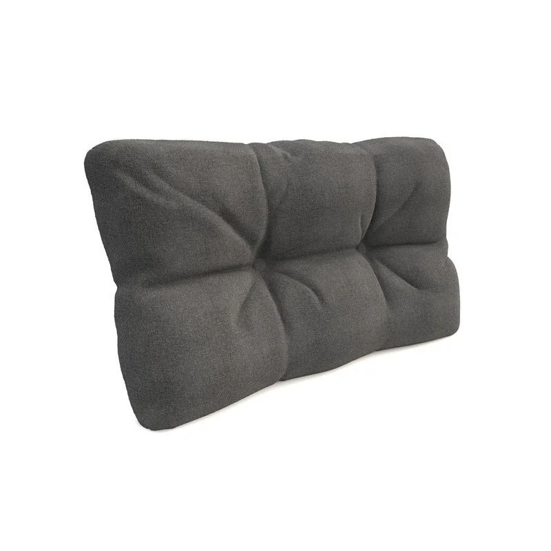 Cuscino Laterale Trapuntato per Pallet 60x40x12 cm Grigio Cuscino Laterale Trapuntato per Pallet 60x40x12 cm Grigio
