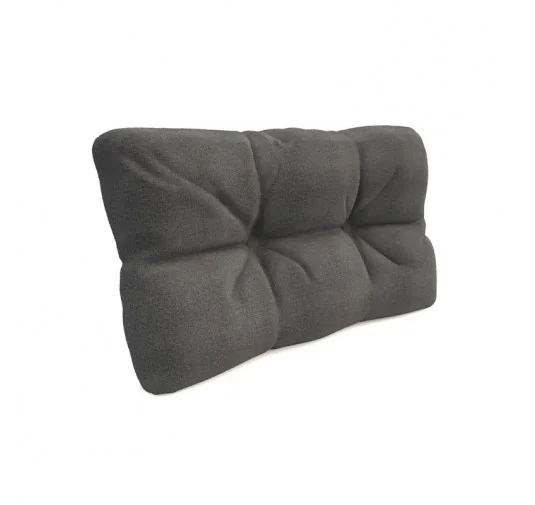 Cuscino Laterale Trapuntato per Pallet 60x40x12 cm Grigio