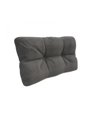Cuscino Laterale Trapuntato per Pallet 60x40x12 cm Grigio
