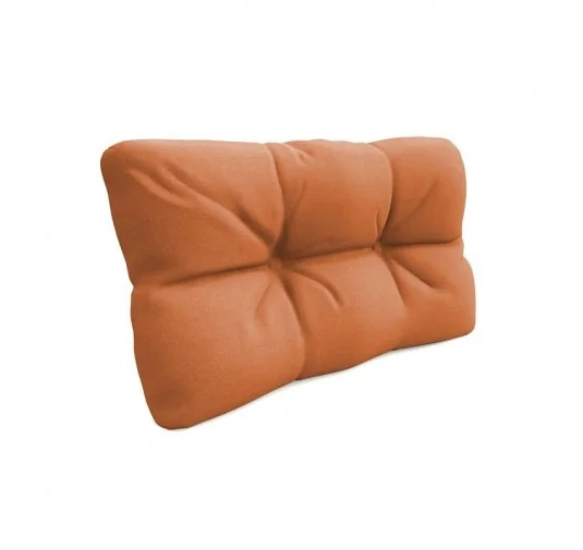 Cuscino Laterale per Pallet, Trapuntato, 60x40x12 cm, Arancione