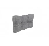 Cuscino Laterale Trapuntato per Pallet 60x40x12 cm Grigio