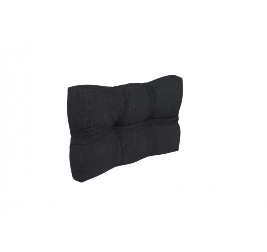 Cuscino Laterale Trapuntato per Pallet 60x40x12 cm Nero