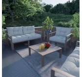 Cuscino di Seduta per Sedia da Giardino Beige 70x70 Cuscino di Seduta per Sedia da Giardino Beige 70x70