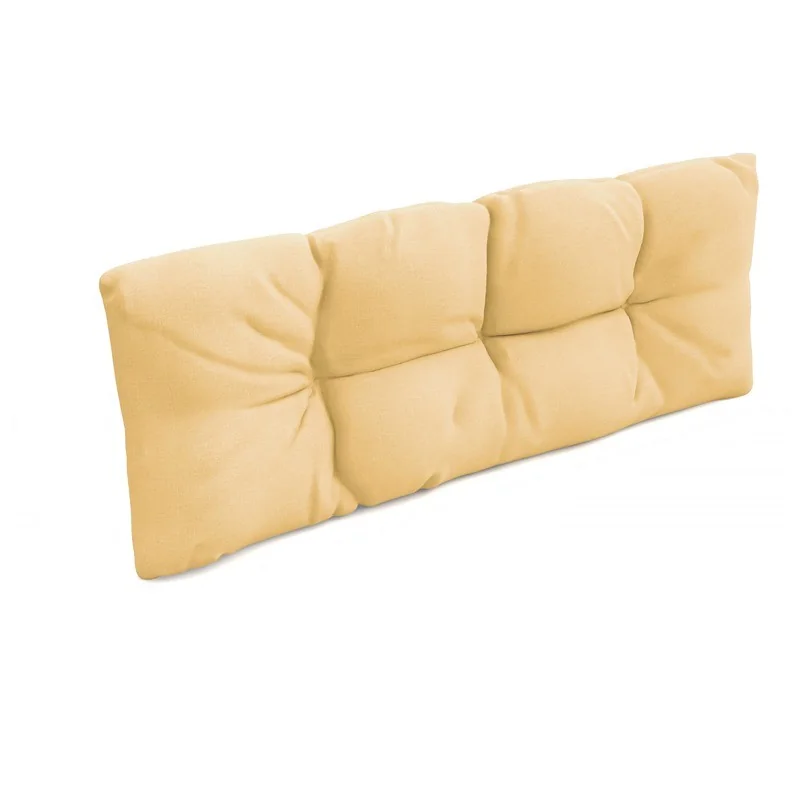 Cuscino Schienale per Pallet, Impermeabile, Trapuntato, 120x40x12 cm, Beige Cuscino Schienale per Pallet, Impermeabile, Trapuntato, 120x40x12 cm, Beige
