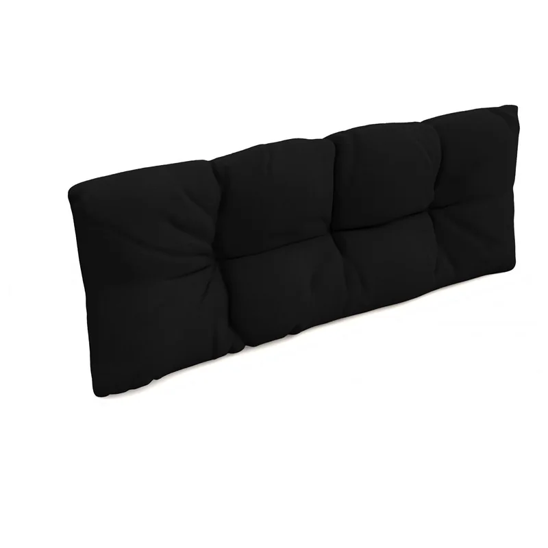 Cuscino Schienale per Pallet, Impermeabile, Trapuntato, 120x40x12 cm, Nero Cuscino Schienale per Pallet, Impermeabile, Trapuntato, 120x40x12 cm, Nero