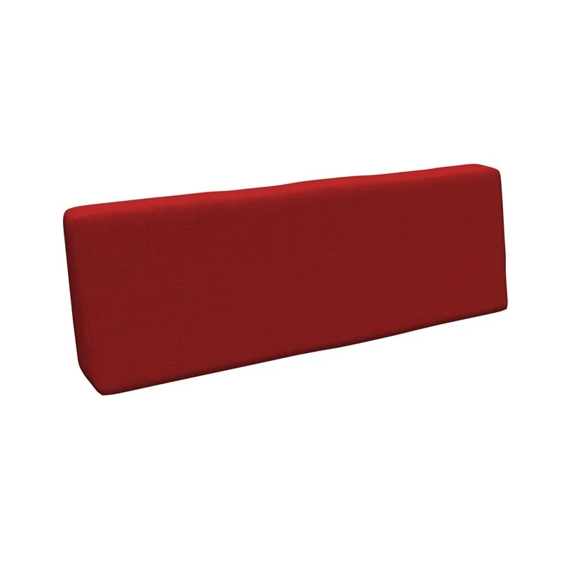 Cuscino Schienale per Pallet, 120x40x20/10 cm, Rosso Cuscino Schienale per Pallet, 120x40x20/10 cm, Rosso