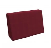 Cuscino Laterale per Pallet, 60x40x20/10 cm, Bordeaux Cuscino Laterale per Pallet, 60x40x20/10 cm, Bordeaux