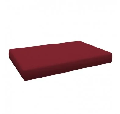 Cuscino di Seduta per Pallet, 120x80 cm, Bordeaux