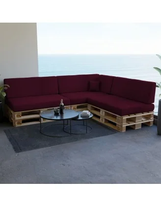 Cuscino di Seduta per Pallet, 120x80 cm, Viola