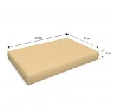 Cuscino di Seduta per Pallet Impermeabile 120x80x15 Beige Cuscino di Seduta per Pallet Impermeabile 120x80x15 Beige