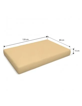 Cuscino di Seduta per Pallet Impermeabile 120x80x15 Beige