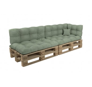 Cuscino per pallet 120x80 verde, cuscini panca, cuscini divano, cuscini da  terra grandi, cuscini da pavimento per bambini Cuscino da esterno