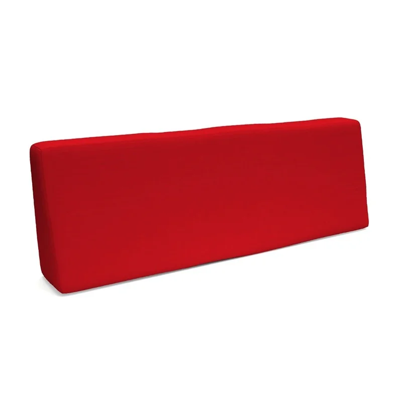 Cuscino Schienale per Pallet Impermeabile 120x40x20/10 Rosso Cuscino Schienale per Pallet Impermeabile 120x40x20/10 Rosso