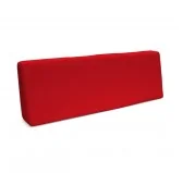 Cuscino Schienale per Pallet Impermeabile 120x40x20/10 Rosso Cuscino Schienale per Pallet Impermeabile 120x40x20/10 Rosso