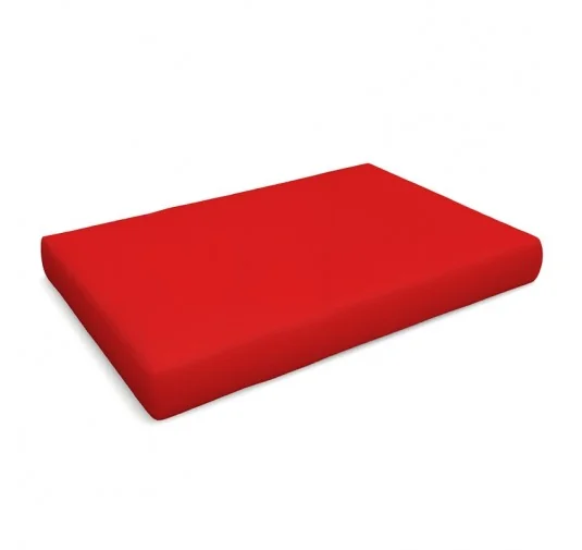 Cuscino di Seduta per Pallet Impermeabile 120x80x15 Rosso