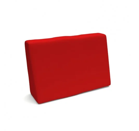 Cuscino Laterale per Pallet Impermeabile 60x40x20/10 Rosso