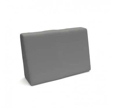 Cuscino Laterale per Pallet Impermeabile 60x40x20/10 Grigio
