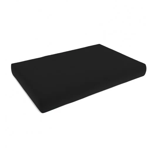 Cuscino di Seduta per Pallet Impermeabile 120x80x15 Nero