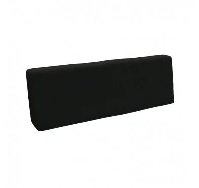 Cuscino Schienale per Pallet 120x40x20/10 Nero