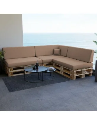 Cuscino Laterale per pallet da giardino 60x40x20/10 Beige