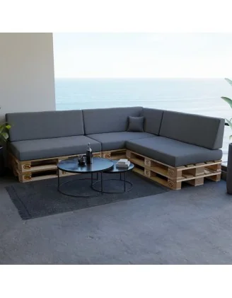 Cuscino di Seduta per Pallet 120x80x15 Grigio