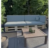 Cuscino di Seduta per Pallet 120x80x15 Blu Cuscino di Seduta per Pallet 120x80x15 Blu