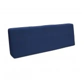 Cuscino Schienale per Pallet 120x40x20/10 Blu Scuro Cuscino Schienale per Pallet 120x40x20/10 Blu Scuro