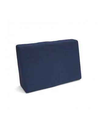 Cuscino Laterale per pallet da giardino 60x40x20/10 Blu Scuro