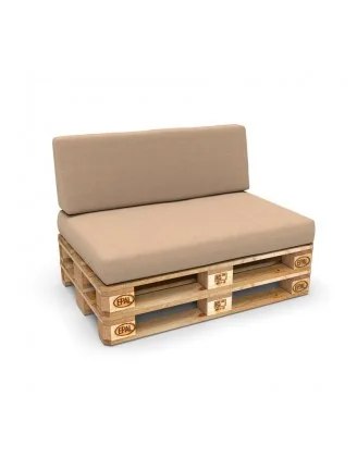 Copricuscino 120x80 cm per seduta pallet, Beige