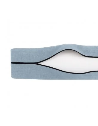 Set 2 copricuscini per pallet: seduta 120x80 + schienale 120x40 cm, Blu