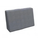 Copricuscino 60x40 cm per cuscino laterale pallet, Grigio