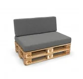 Copricuscino 120x80 cm per seduta pallet, Grigio Copricuscino 120x80 cm per seduta pallet, Grigio