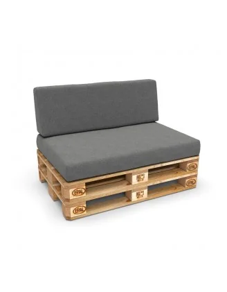 Copricuscino 120x80 cm per seduta pallet, Grigio
