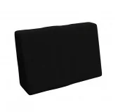 Copricuscino 60x40 cm per cuscino laterale pallet, Nero