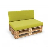 Copricuscino 120x80 cm per seduta pallet, Lime