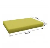 Copricuscino 120x80 cm per seduta pallet, Lime
