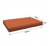 Copricuscino 120x80 cm per seduta pallet, Arancione