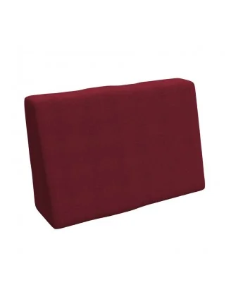 Copricuscino 60x40 cm per cuscino laterale pallet, Bordeaux