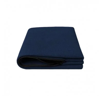Copricuscino decorativo 40x40 cm per cuscino pallet, Blu Scuro