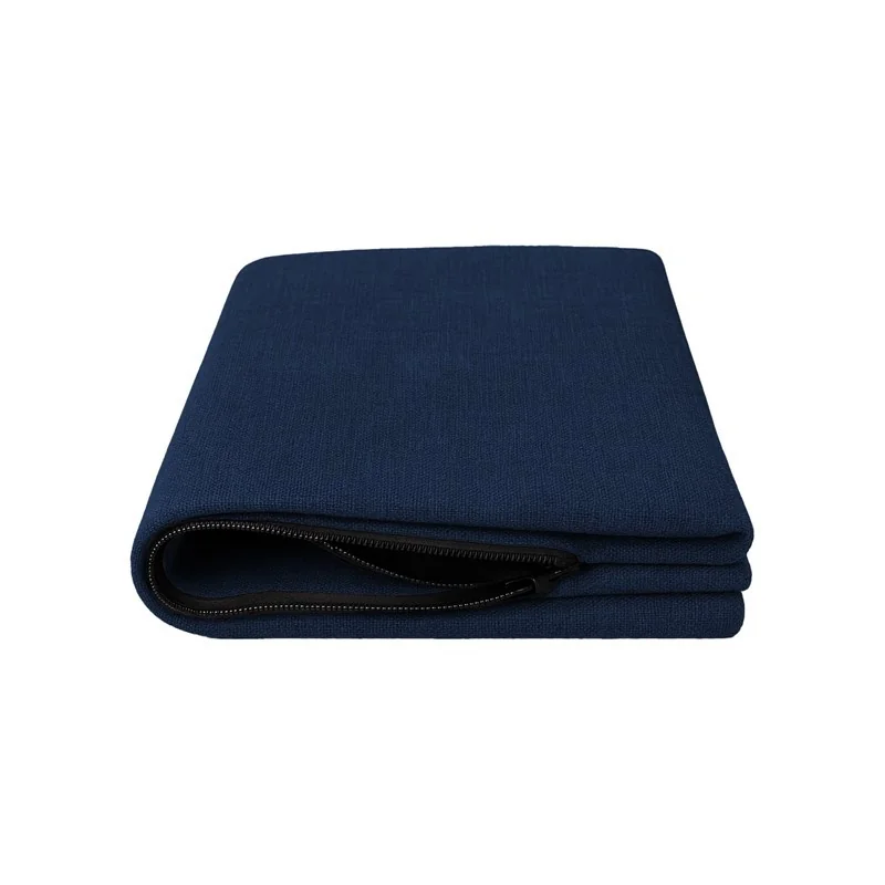 Copricuscino cuscino decorativo 40x40 Blu Scuro