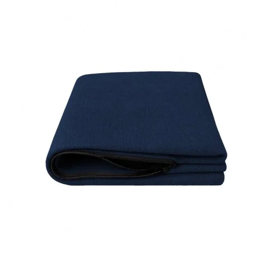 Copricuscino decorativo 40x40 cm per cuscino pallet, Blu Scuro