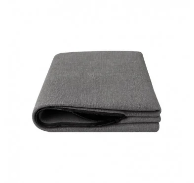 Copricuscino decorativo 40x40 cm per cuscino pallet, Grigio
