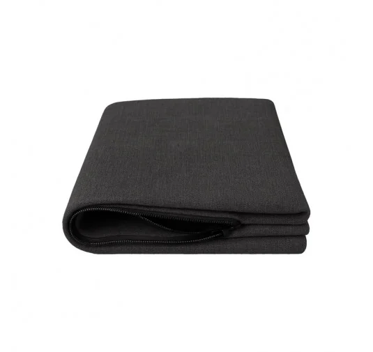 Copricuscino decorativo 40x40 cm per cuscino pallet, Antracite