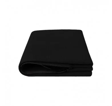Copricuscino decorativo 40x40 cm per cuscino pallet, Nero
