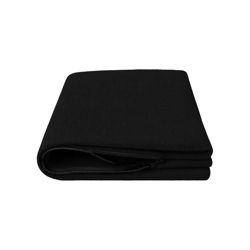 Copricuscino cuscino decorativo 40x40 Nero
