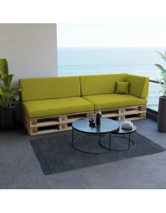Copricuscino decorativo 40x40 cm per cuscino pallet, Lime