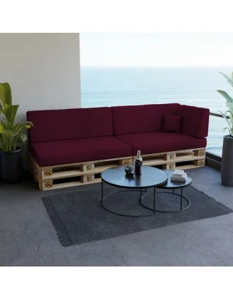 Copricuscino decorativo 40x40 cm per cuscino pallet, Viola